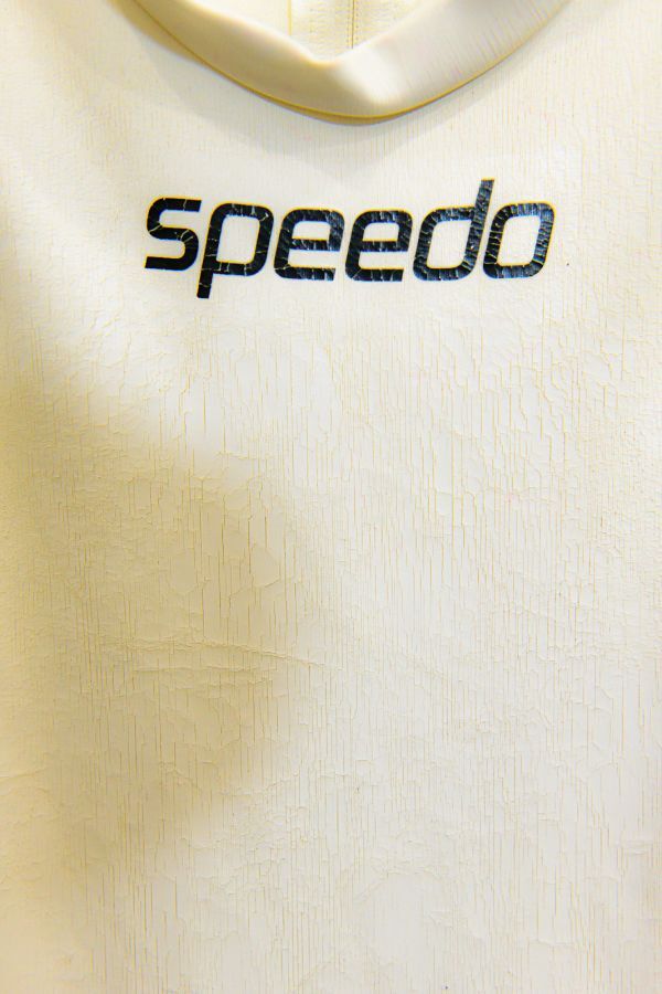 ★ 超レア/生産終了 ★ （ジャンク品）speedo スピード 競泳水着 S-2000 ウォーターポロ/白 サイズ：M K24033101 ★の画像2