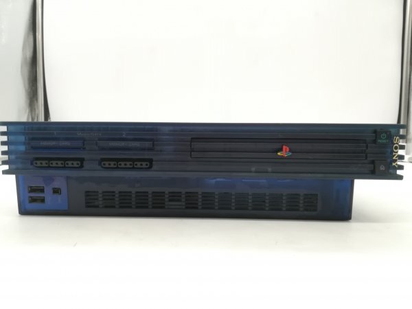 PS2 PlayStation 2 SCPH-37000 SONY　オーシャンブルー　ディスクの読み込み確認済み_画像2