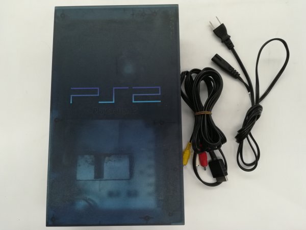 PS2 PlayStation 2 SCPH-37000 SONY　オーシャンブルー　ディスクの読み込み確認済み_画像1