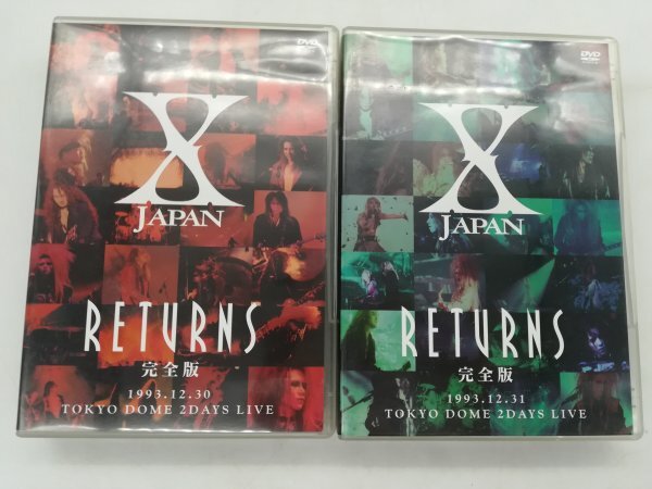 X JAPAN RETURNS 完全版 DVD-BOX　boxなし_画像1