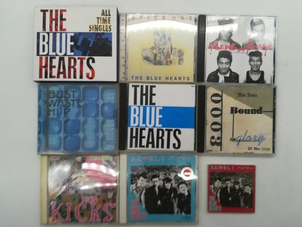 まとめ売り【CD】THE BLUE HEARTS ブルーハーツ All Time Singles / Stick Out / 人にやさしく / High Kicks など_画像1