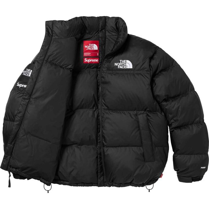 supreme the north face split nuptse jacket down Black ヌプシ 黒 ブラック