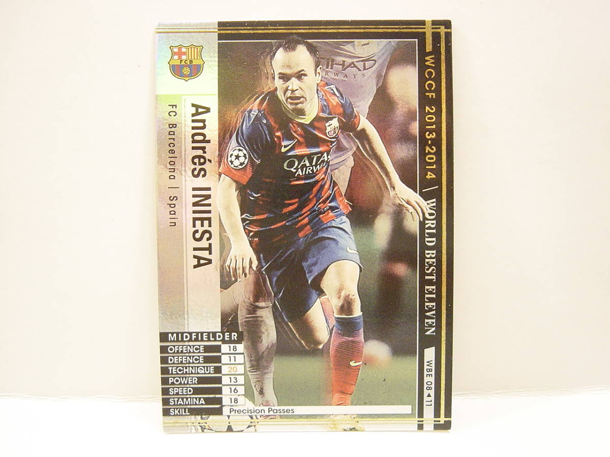 ■ WCCF 2013-2014 WBE アンドレス・イニエスタ　Andres Iniesta Lujan 1984 Spain　FC Barcelona 13-14 World Best Eleven_画像1