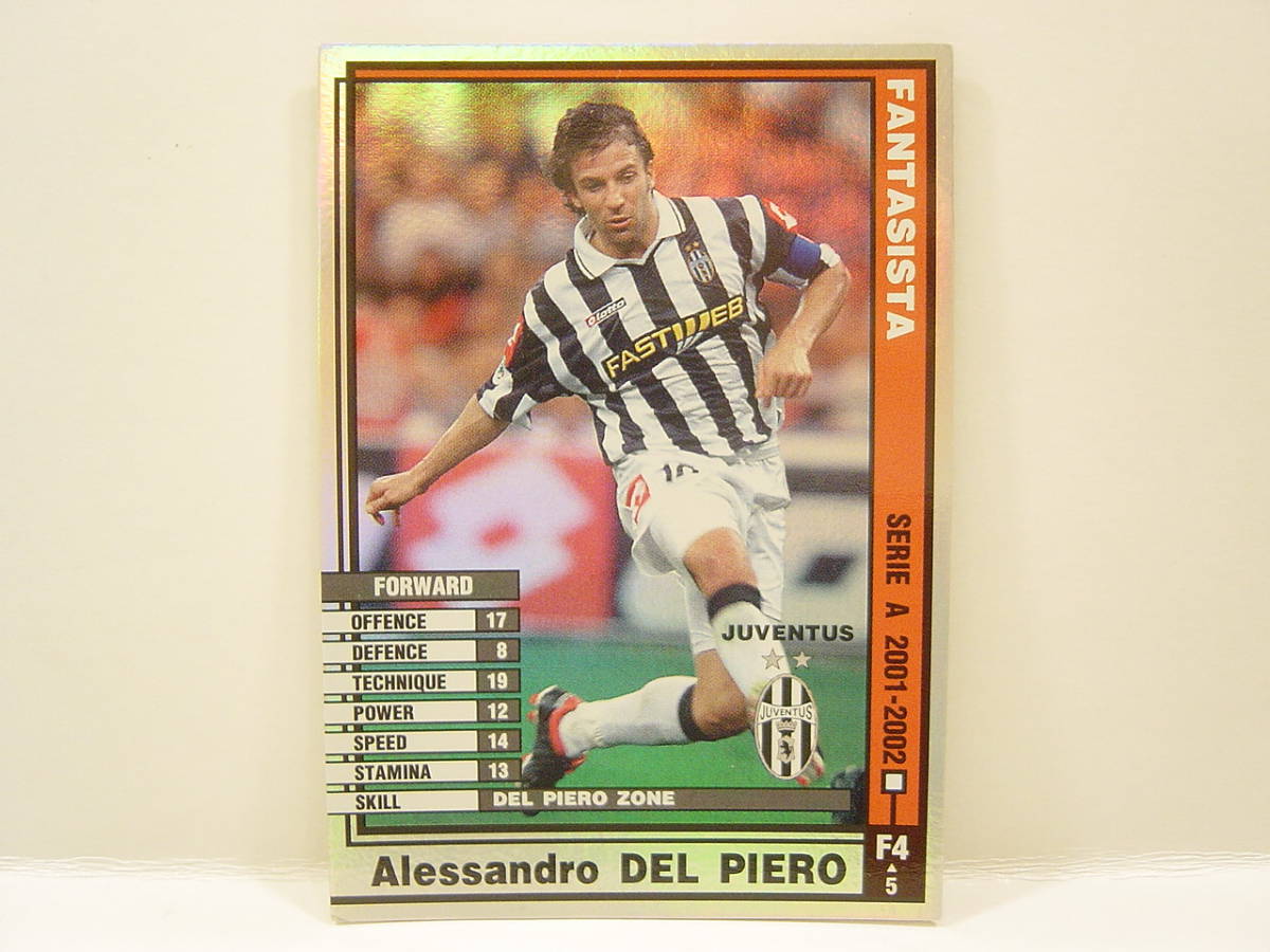 Panini WCCF 2001-2002 FA デル・ピエロ Alessandro Del Piero Juventus FC 01-02 Italy Serie A Fantasista_画像1
