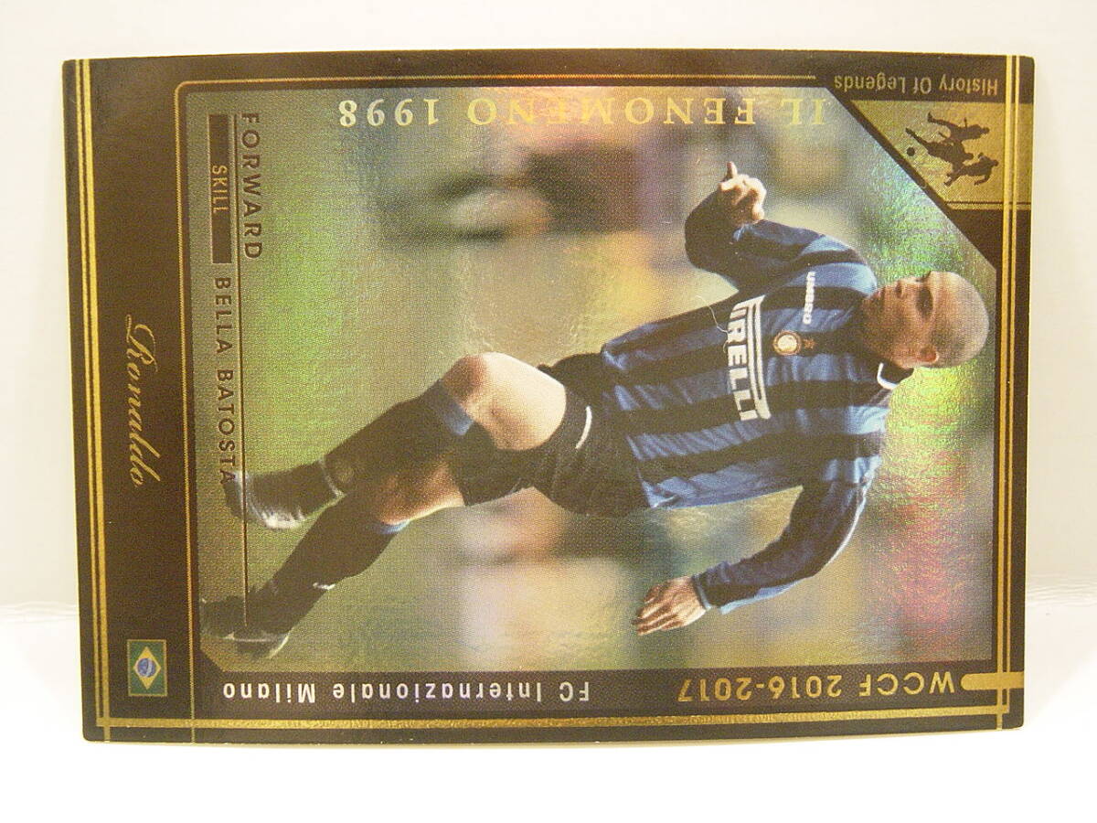 Panini WCCF 2016-2017 HOLE ロナウド　インテル RONALDO Luis Nazario 1976 Brazil　FC Inter Milano 1997-2002 History Of Legends_画像3