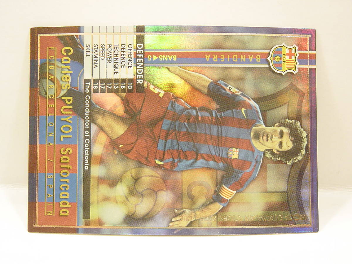 ■ WCCF 2005-2006 BAN カルレス・プジョル　Carles Puyol Saforcada 1978 Spain　FC Barcelona 05-06 Bandiera_画像3