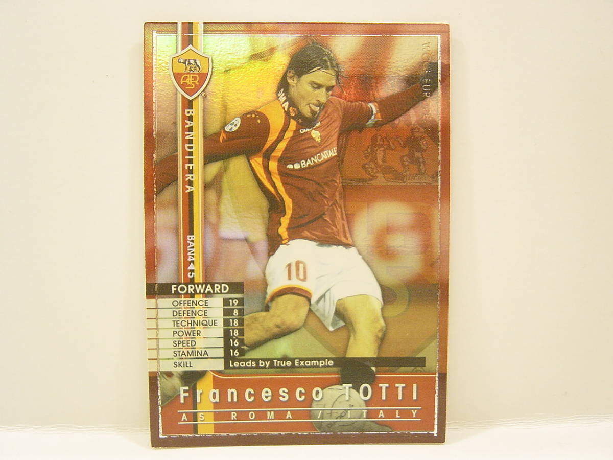 ■ WCCF 2005-2006 BAN フランチェスコ・トッティ　Francesco Totti 1976 Italy　AS Roma SerieA 05-06 Bandiera_画像1