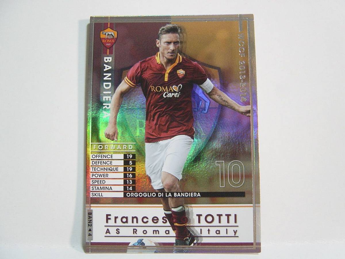 WCCF 2013-2014 BAN フランチェスコ・トッティ　Francesco Totti 1976 Italy　AS Roma 13-14 Bandiera_画像1