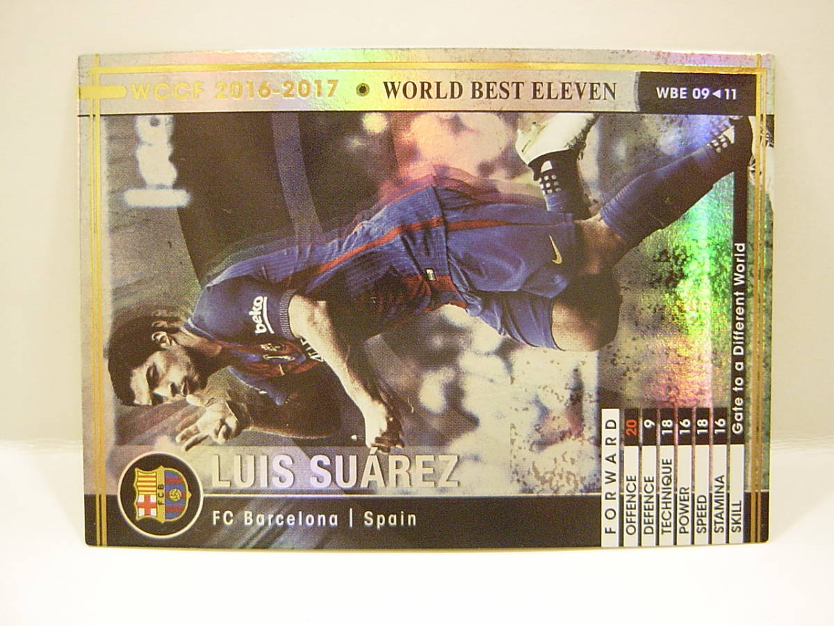 ■ WCCF 2016-2017 WBE ルイス・スアレス　Luis Suarez 1987 Uruguay　FC Barcelona Spain 16-17 World Best Eleven_画像2