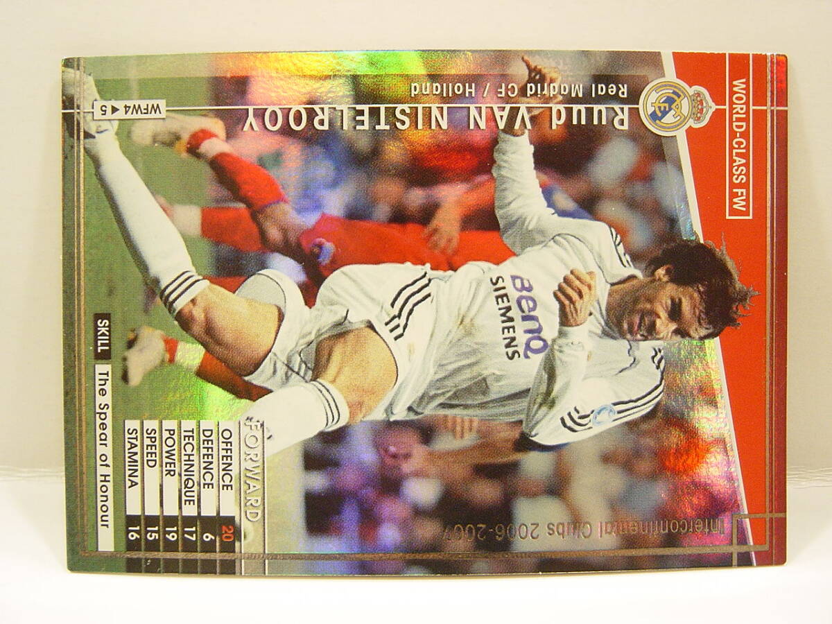 ■ WCCF 2006-2007 WFW ファン・ニステルローイ Ruud van Nistelrooy 1976 Holland Real Madrid CF 06-07の画像3