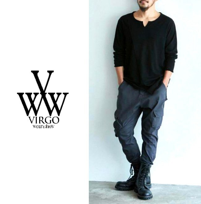 VIRGO wearworks ヴァルゴ ウェアワークス BAGGY D CARGO サルエルカーゴパンツ 2/サルエルパンツ/紺/メンズ/日本製/TOSHI-LOW 細美武士_画像1