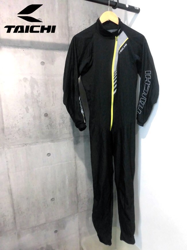 美品 RS TAICHI RSタイチ ウィンドストップインナースーツ L/52 防風防寒 レーシングスーツ用 ストレッチ 黒 ブラック メンズ NXU916_画像3