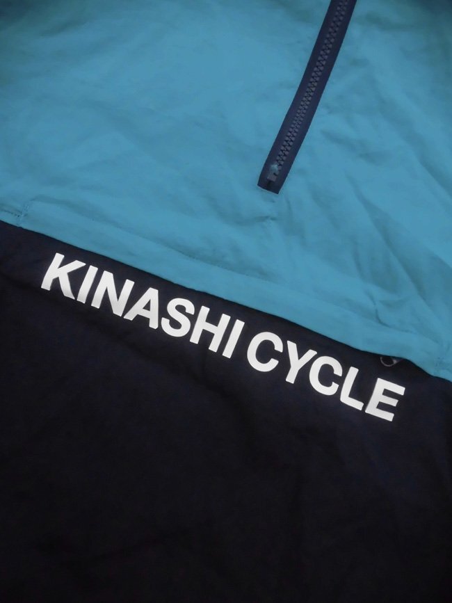 木梨サイクル KINASHI CYCLE ロゴプリント アノラックジャケットL/ハーフジップ ナイロン プルオーバー/メンズ/自転車/とんねるず 木梨憲武_画像6