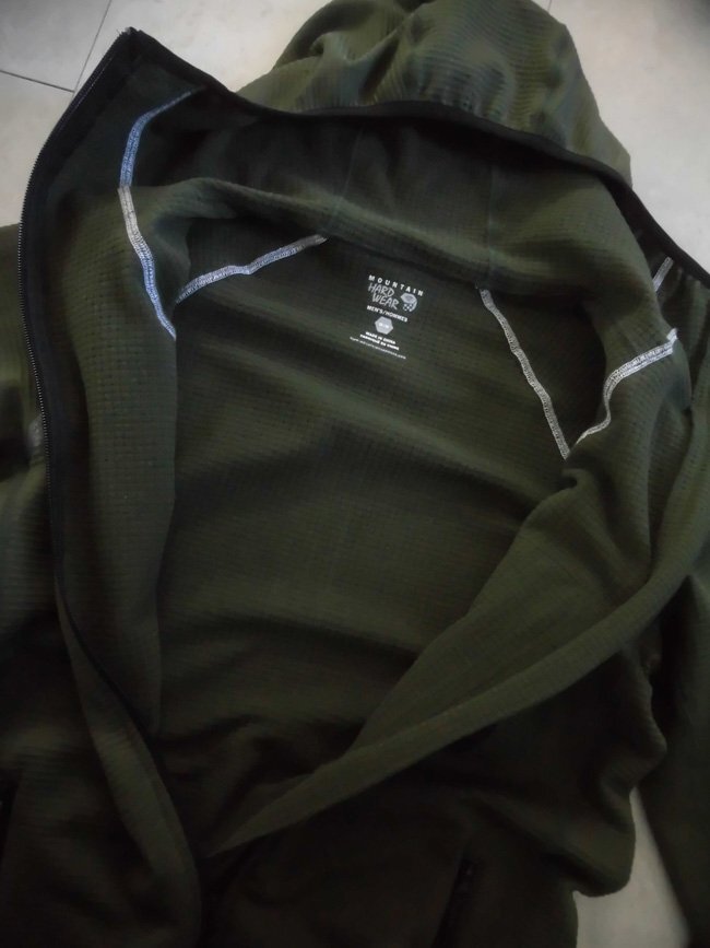 MOUNTAIN HARDWEAR/マウンテンハードウェア OE0488 マイクログリッドジャケットV.3/フード付き ストレッチ フーディ M/メンズ/アウトドア_画像8