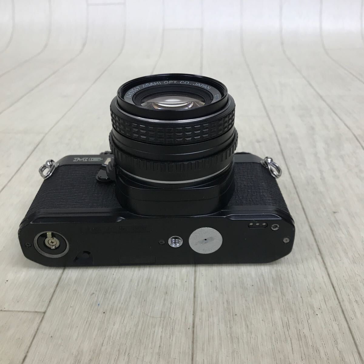 B1769 レトロ PENTAX MG PENTAX-M 1:1.7 50mm ペンタックス 一眼レフ フィルムカメラ 黒 ブラック ボディ レンズ 動作未確認 ジャンク_画像10