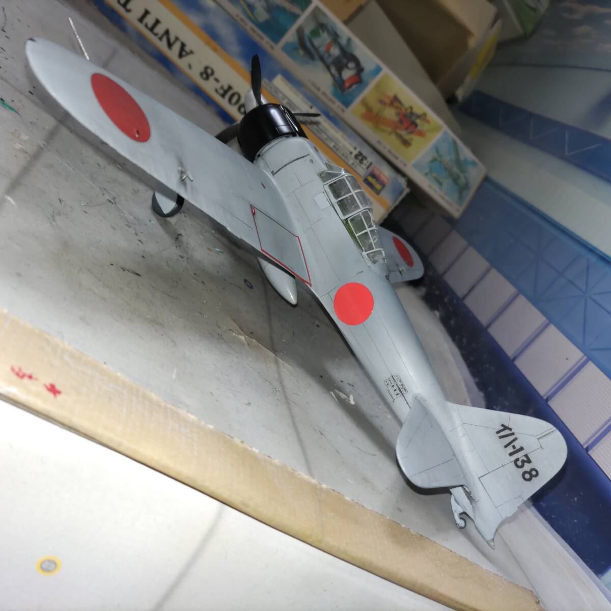 1/48 Japan navy 0 type . on fighter (aircraft) 21 type final product 