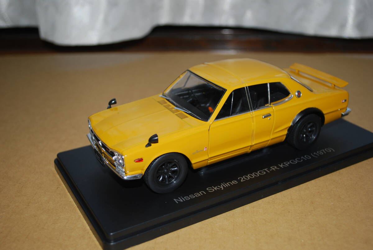 ★アシェット 国産名車コレクション 1/24 日産スカイライン 2000 GT-R KPGC10 1970年 ハコスカの画像1