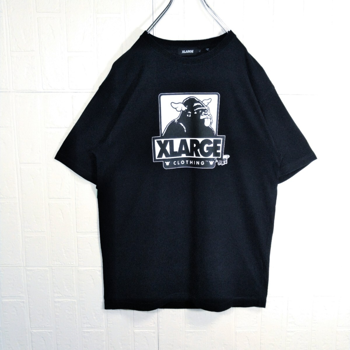 《X-LARGE》ディーフェイス コラボ 　Tシャツ　ロゴプリント　半袖_画像9