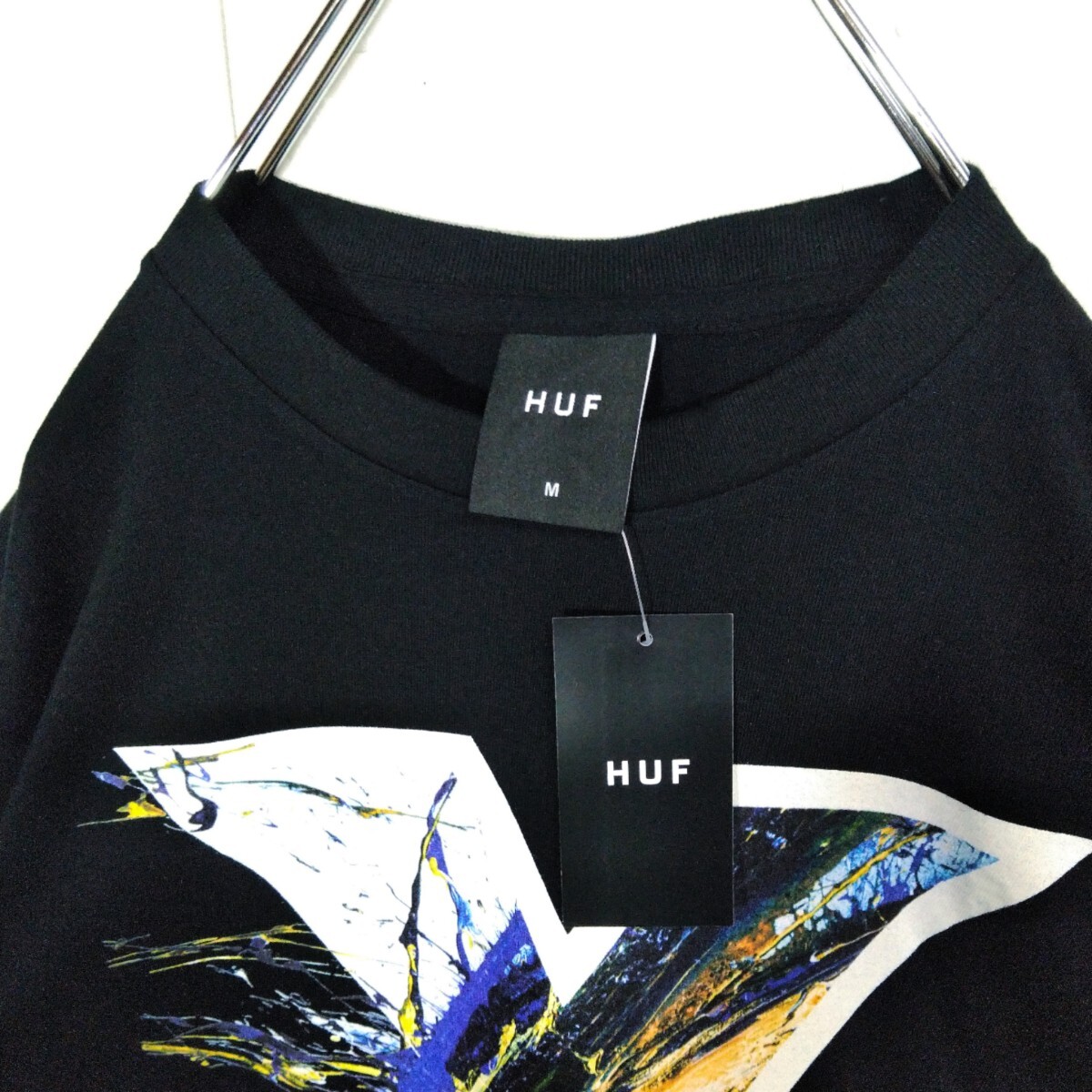 《HUF× XGAMES》コラボTシャツ ボックスロゴ 新品_画像4