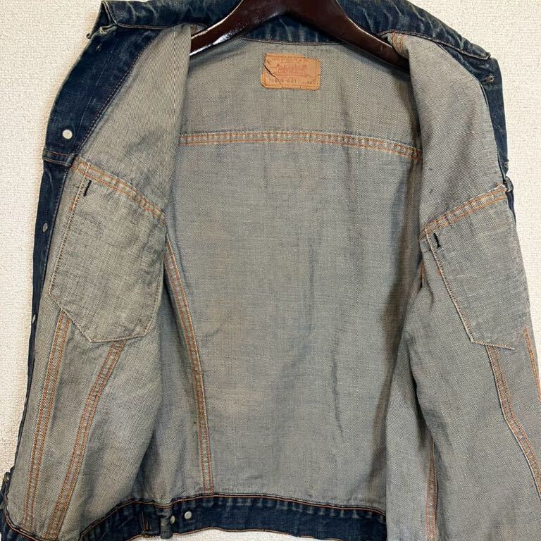 Levi's リーバイス BIGE USA製 67-68年 3rdモデル 70505 60s vintage サイズ44 刻印524 ヴィンテージ デニムジャケット _画像10