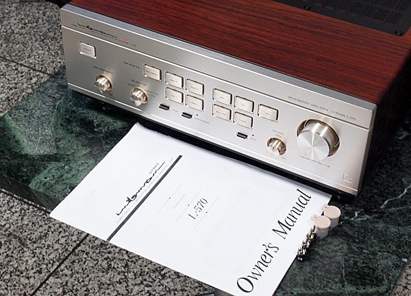 LUXMAN L-570 ♪ラックスマン 純A級プリメインアンプ♪【SPターミナル交換・メンテ済／美品】_画像10