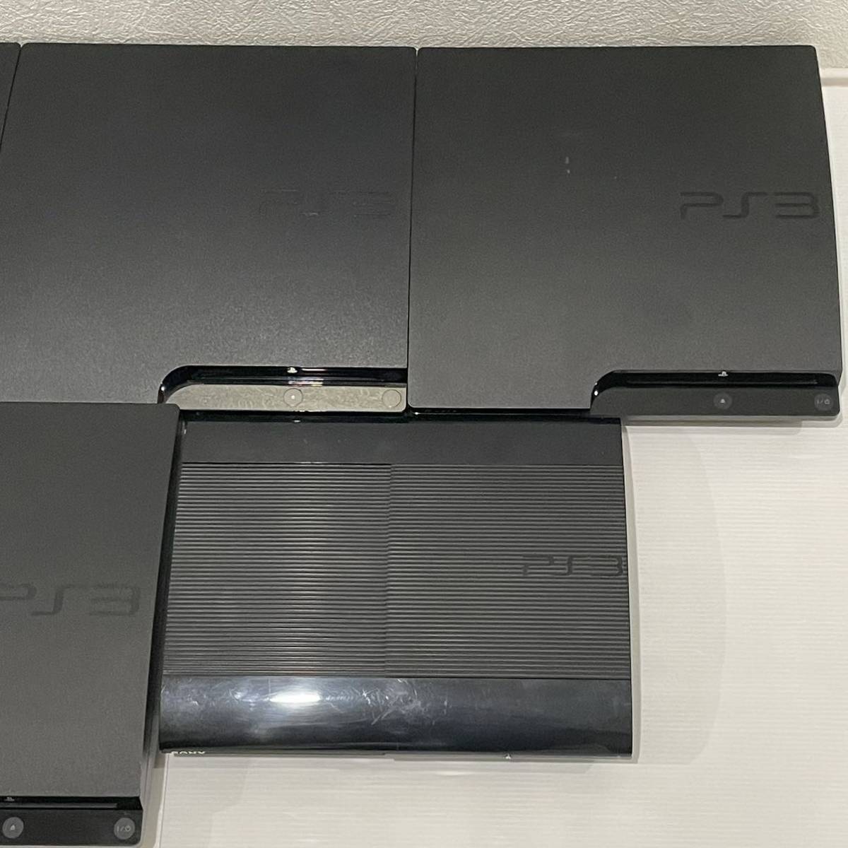 1円～ HDD 封印3台 PS3 sony プレステ3 CECH-2000A 2100A 3000A B 4000C本体 計5台 大量 まとめ 通電確認済 PlayStation3 ソニー ジャンク_画像3