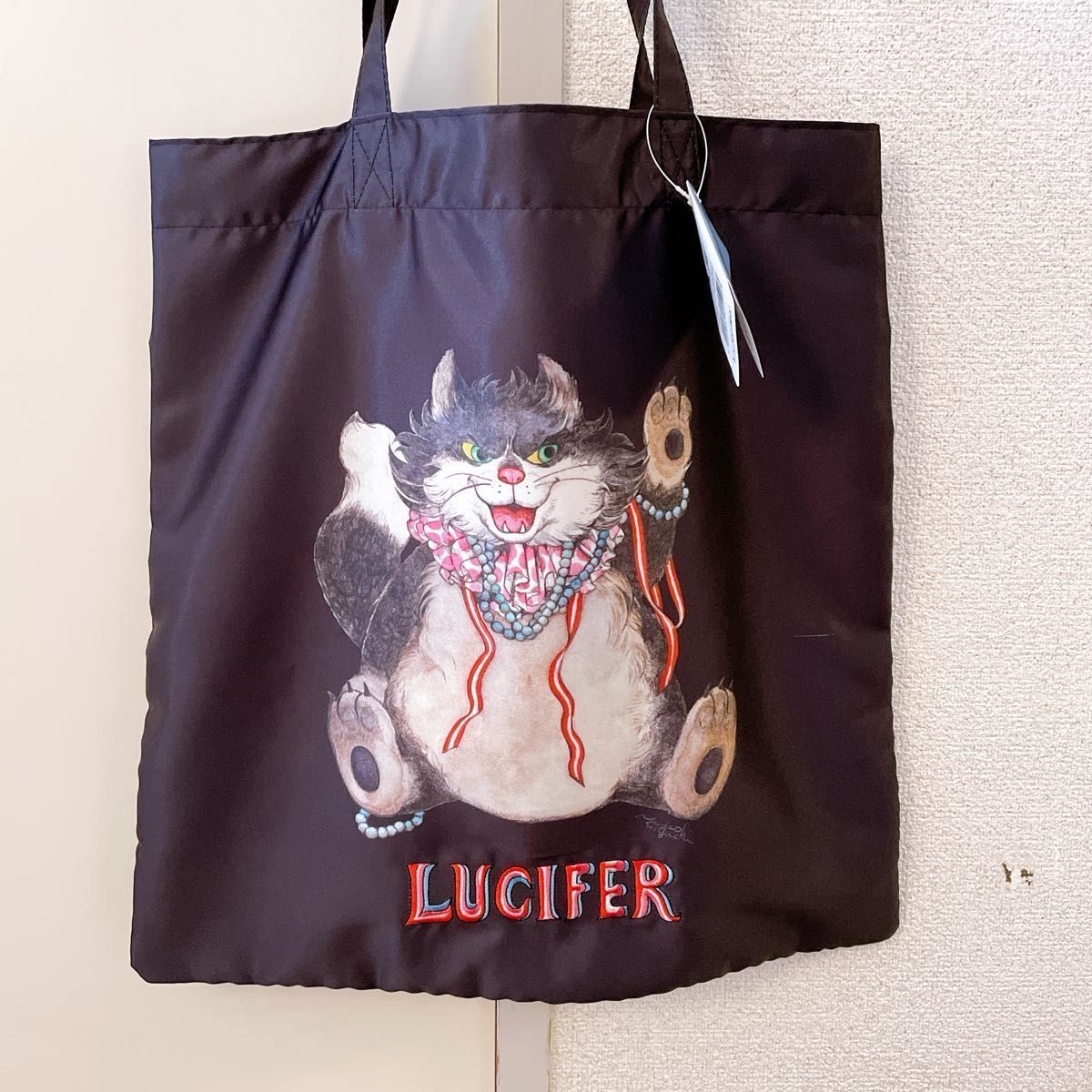 ヒグチユウコ ディズニーストア コラボ ルシファー トートバッグ ヒグチユウコ ディズニーストア コラボ ルシファー トートバッグ