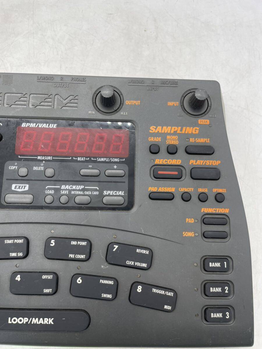 ZOOM sampletrak ST-224 ズーム サンプラー サンプリングマシン ズーム 音楽 ミュージック 器材 マシン 演奏 当時物 現状品 u2844_画像3