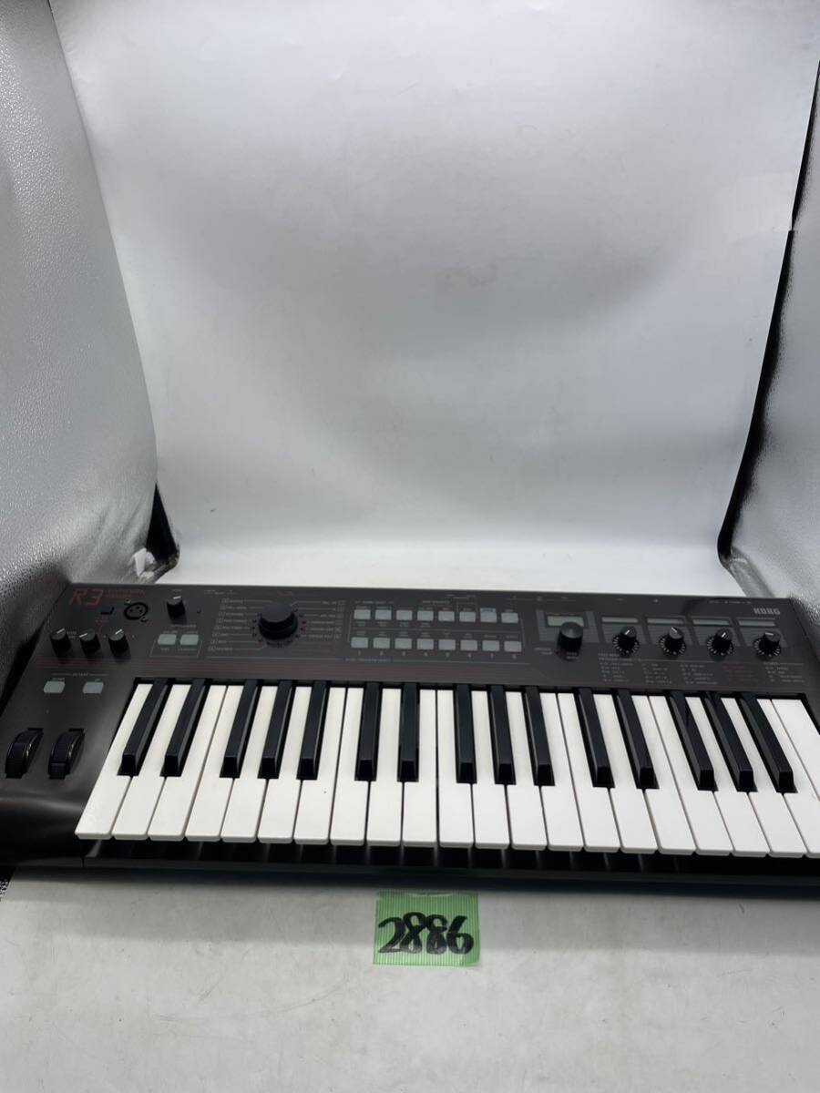 KORG コルグ シンセサイザー R3 楽器 音響機器 キーボード ピアノ ミュージック ベース 演奏 バンド 音楽 当時物 現状品 u2886