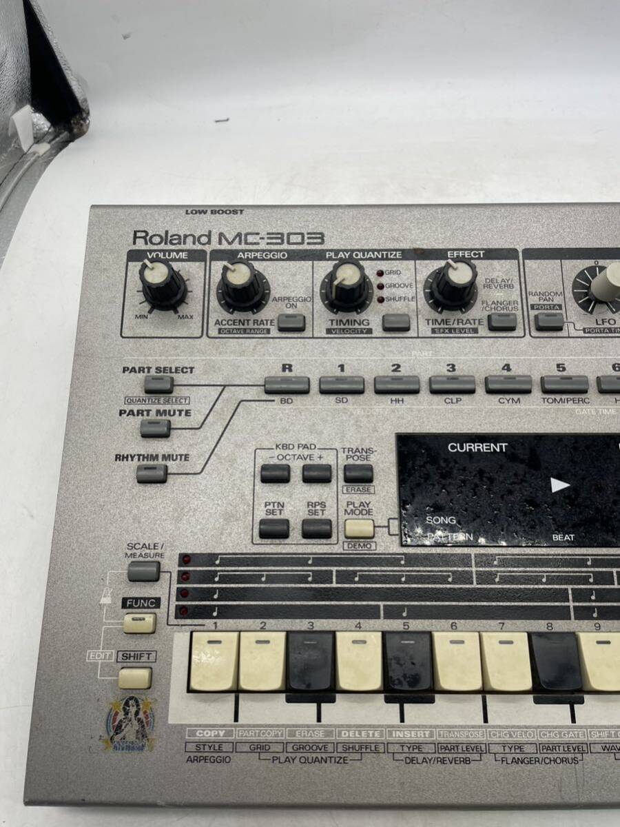 Roland ローランド MC-303 groovebox シーケンサー リズムマシン 音楽 ミュージック 演奏 器材 音響機器 趣味 当時物 現状品 u2879_画像2