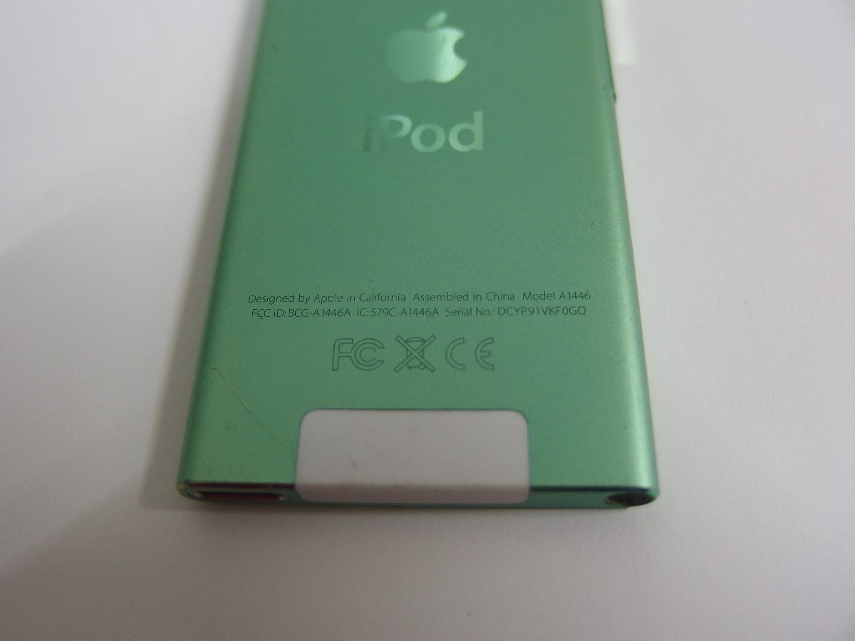 ユ■IP536　♪Apple iPod nano A1446 第7世代 16GB 初期化済 現状品_画像5