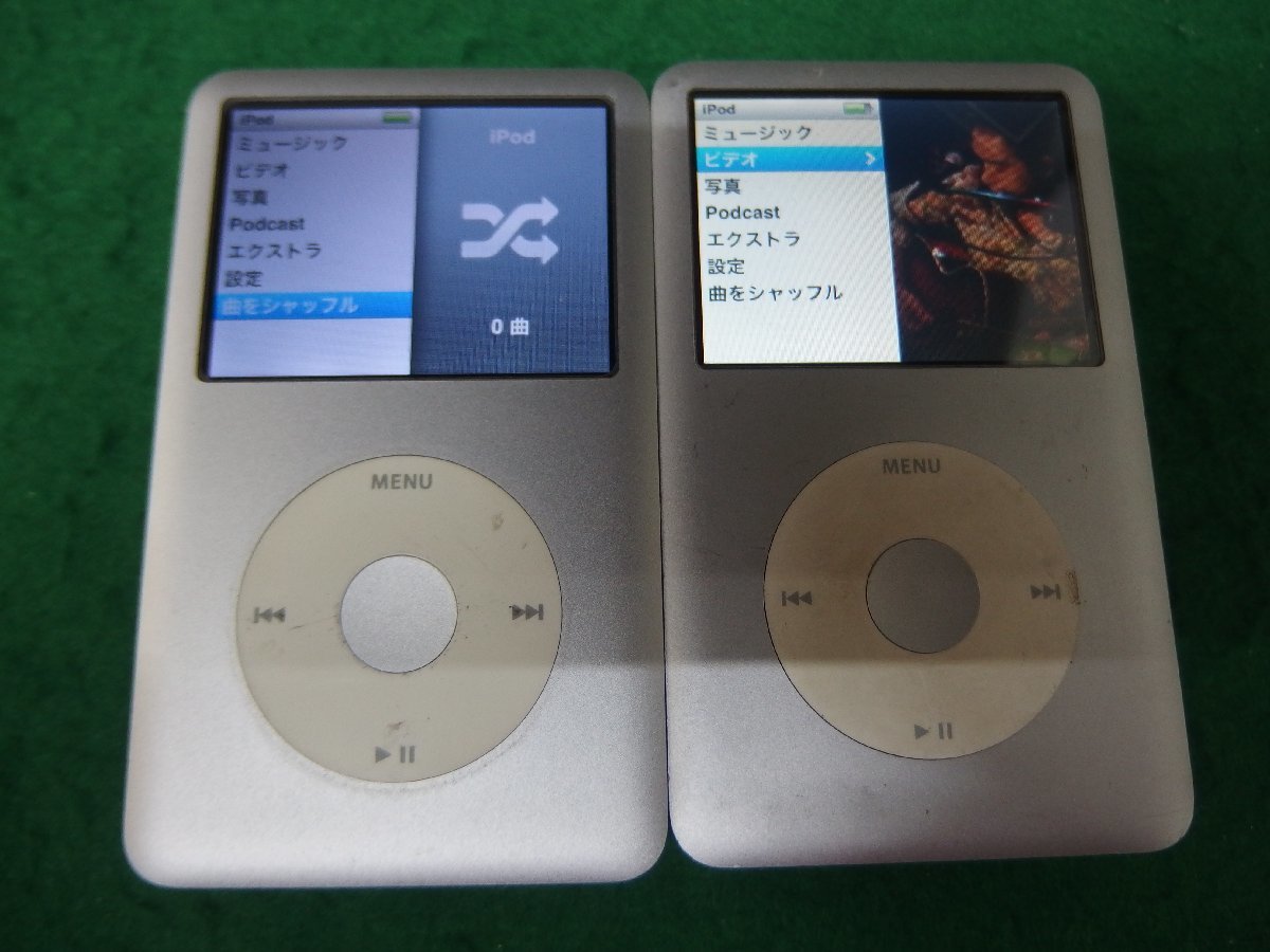 ユ■IP537　♪Apple iPod classic 160GB 4台セット Model No:A1238 ジャンク_画像3