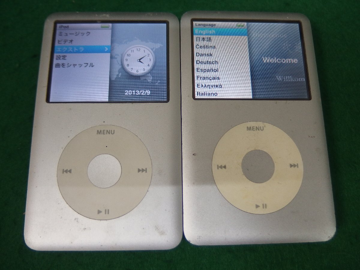 ユ■IP548　♪Apple iPod classic 120GB 4台セット Model No:A1238 ジャンク_画像3