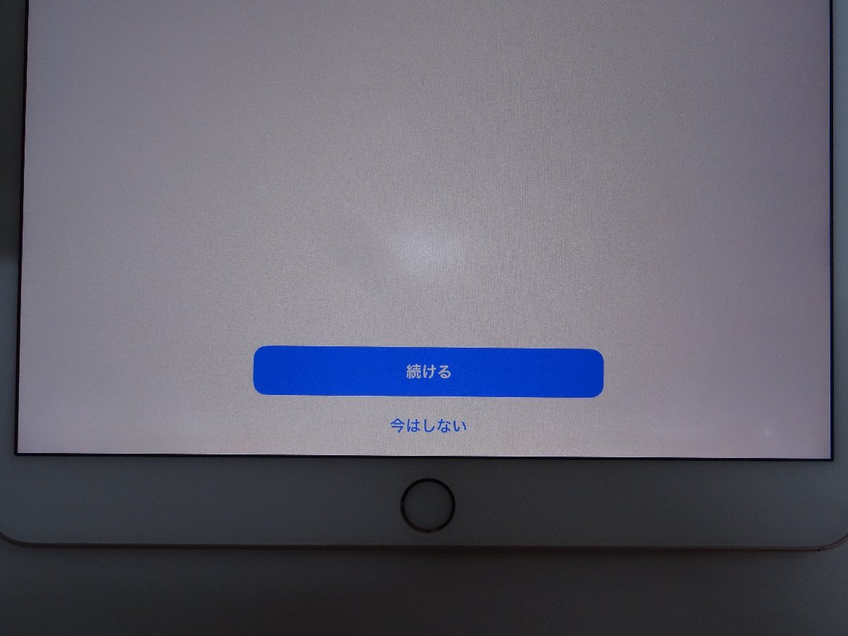 ユ■/Zこ7666　Apple iPad Pro 10.5インチ Wi-Fi 64GB ローズゴールド MQDY2J/A 初期化済 訳ありジャンク 詳細未確認 A1701 保証無_画像4