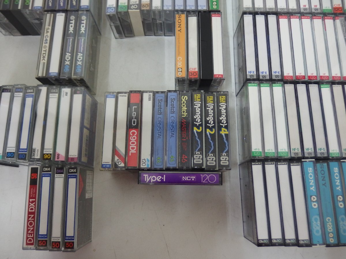 16#/Zk4015 cassette tape normal NORMAL POSITION approximately 270 pcs set record medium / maxell SONY TDK DENON Scotch other summarize recording settled used 