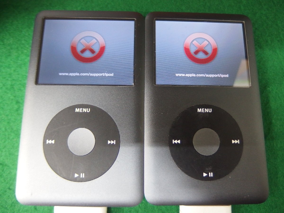 ユ■IP554　♪Apple iPod classic 160GB 4台セット Model No:A1238 ジャンク_画像2