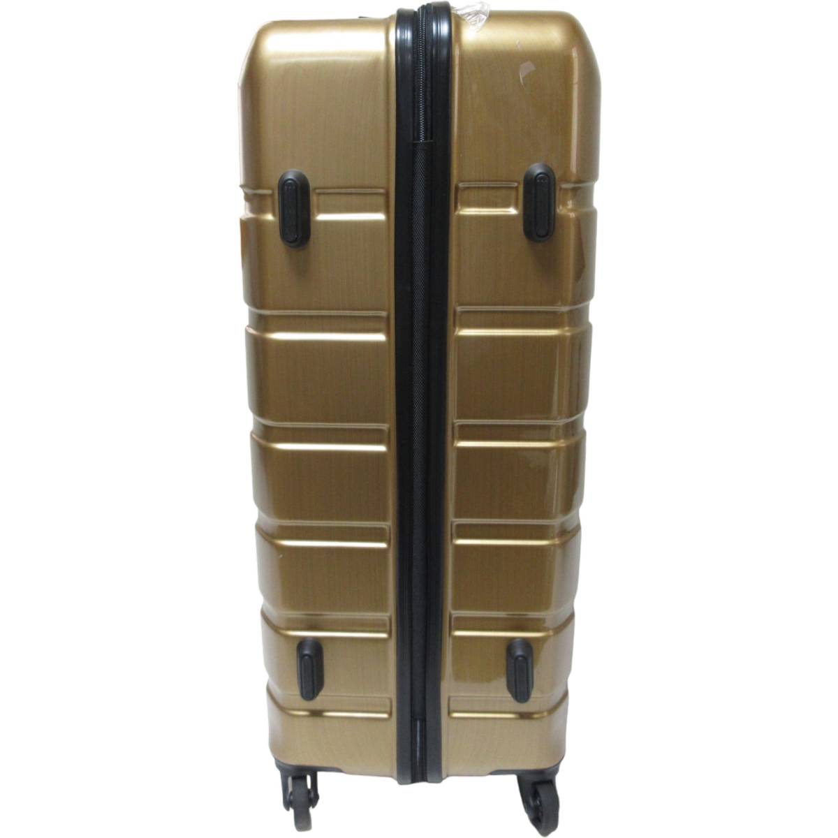 【訳アリ】【未使用】◆スーツケース 96L ゴールド 大型 軽量◆TSA ロック キャリーケース キャリーバッグ◆J2082_画像3