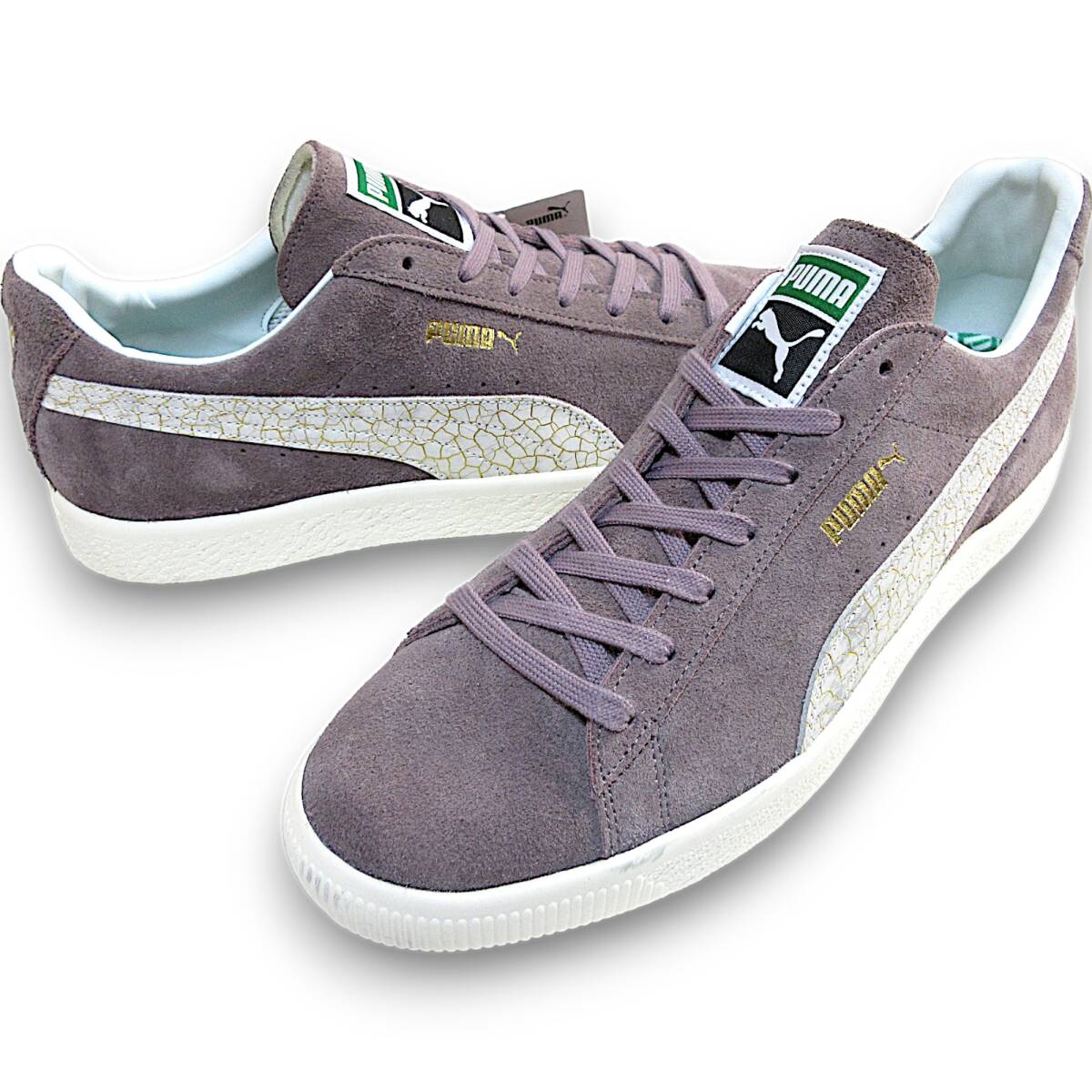 定2.3万 新品◆PUMA◆スウェード ヴィンテージ メイドインジャパン キンツギ スニーカー 27.0cm 紫◆プーマ 靴 383797◆add J2173_画像1