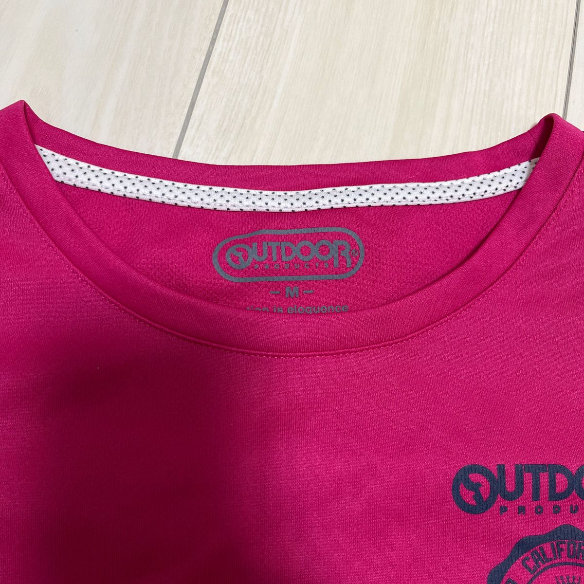 OUTDOOR アウトドア　 半袖Tシャツ 半袖 Tシャツ ピンク　スポーツウェア　スポーツTシャツ　レディース　ピンク