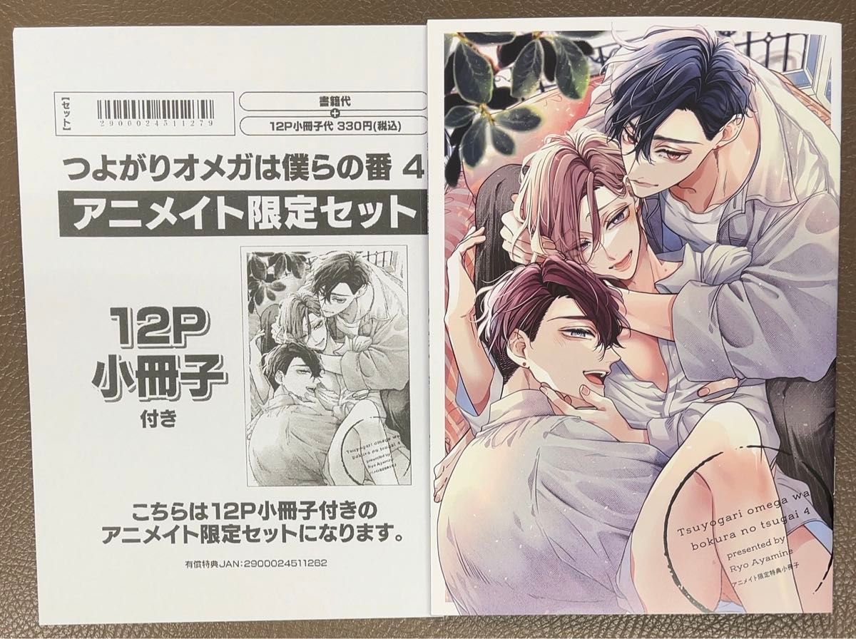 つよがりオメガは僕らの番(4) アニメイト限定描き下ろし12P小冊子のみ