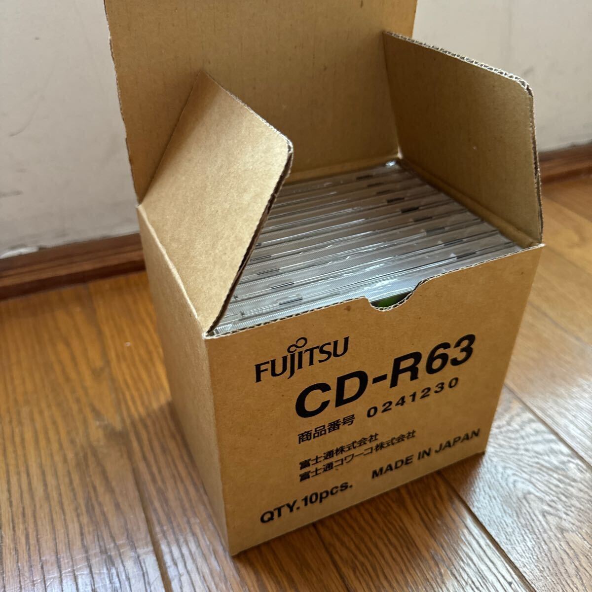 【未開封CD-R】FUJITSU CD-R 550MB 63min 10枚 日本製_画像3