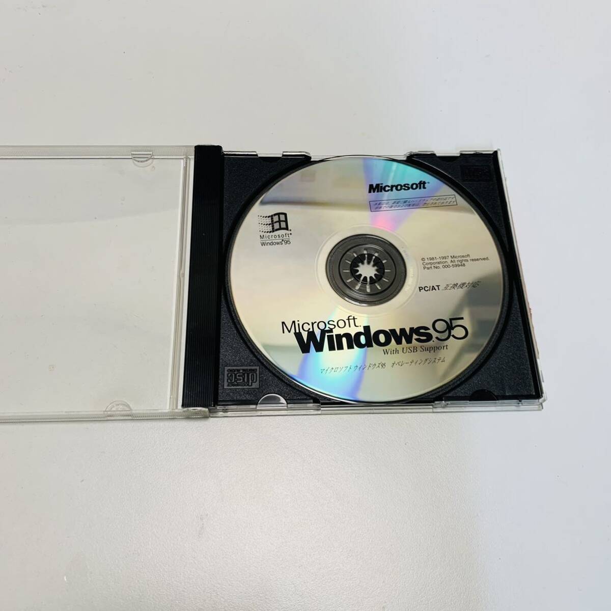中古品　Microsoft Windows 95 ディスクのみ　少々キズあり_画像3