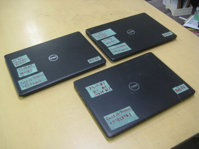 ※3台セット※ジャンク品!!DELL Latitude3490 Corei5-7200U BIOS起動!!!!_画像3