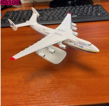 航空機 合金 模型 1/400スケール アントノフ 225 ANTONOV 225 AN-225 ソビエト ムリーヤ コレクション 飛行機 約20cm プレート付き 662の画像7