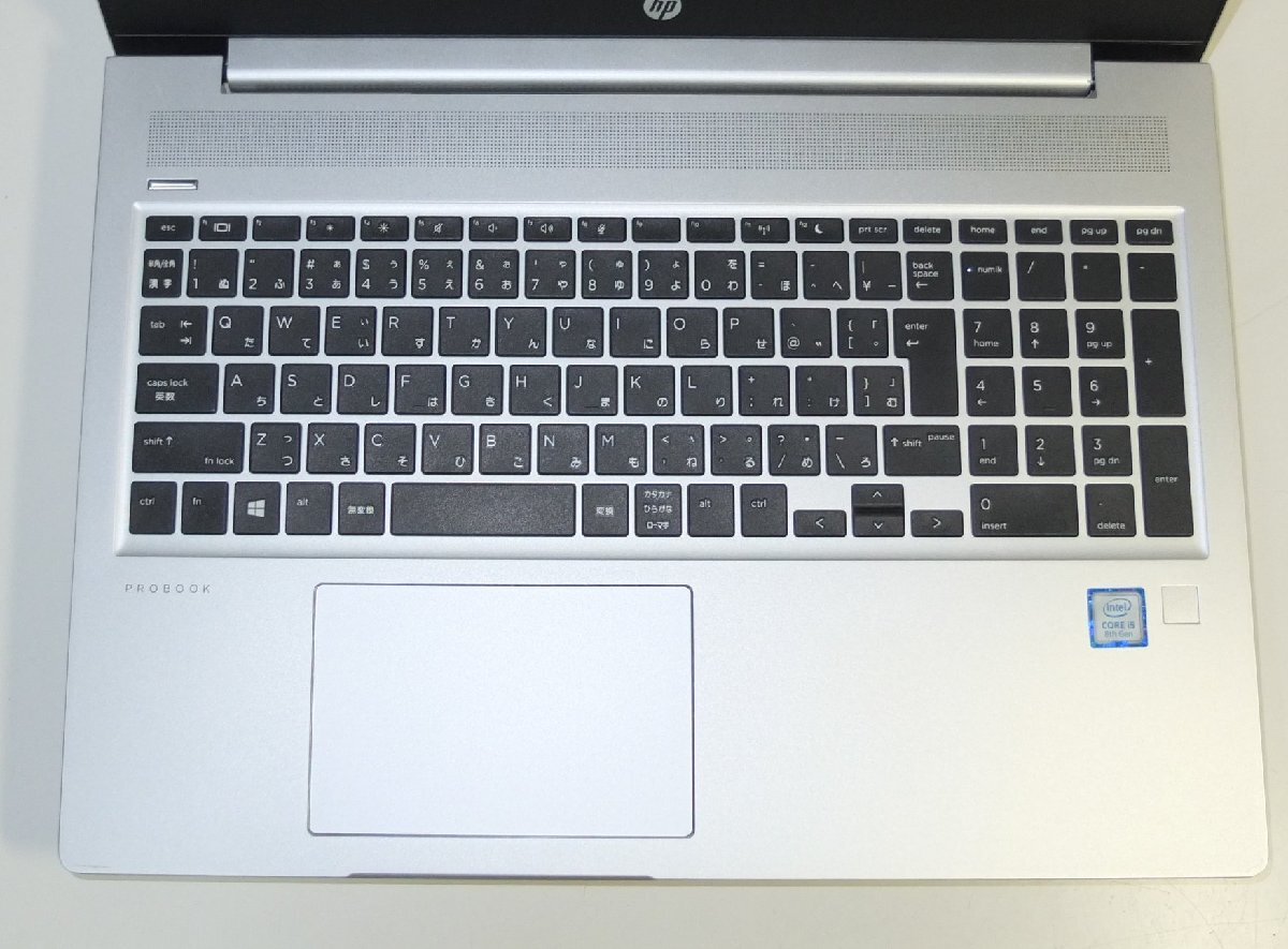 HP 15.6インチ フルHD ノートPC PROBOOK 450 G6 i5-8265U 1.6GHz DDR4-8GB SSD256GB Win11_画像3