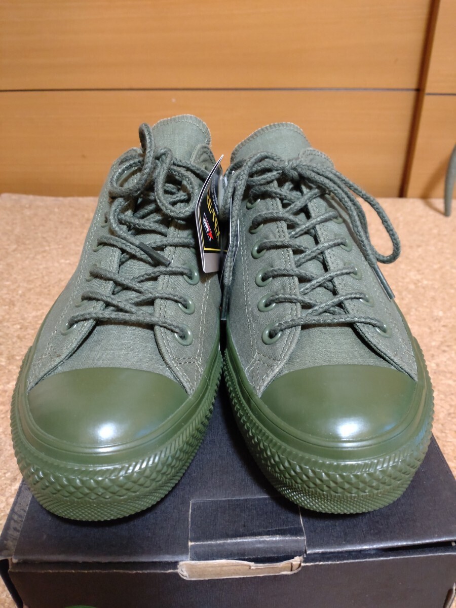 【格安】新品 未使用 CONVERSE コンバース ALL STAR オールスター 100 GORE-TEX US8.5 27センチ カーキ オリーブ_画像3