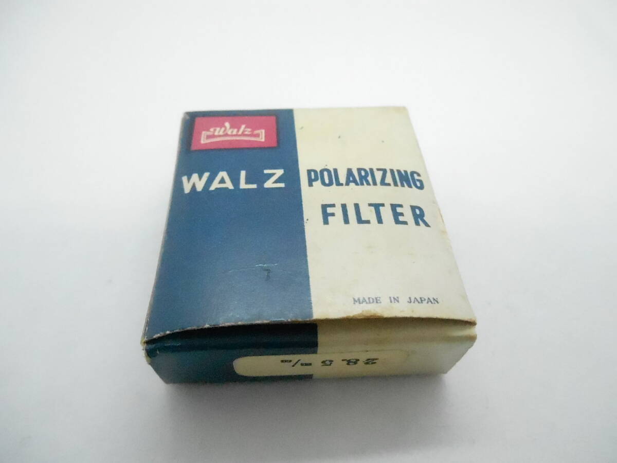  Walz ワルツ POLARZING FILTER 28.5mmかぶせ式 元箱　ケース、取説付き　偏光フィルター　現状品 （送料無料）_画像4