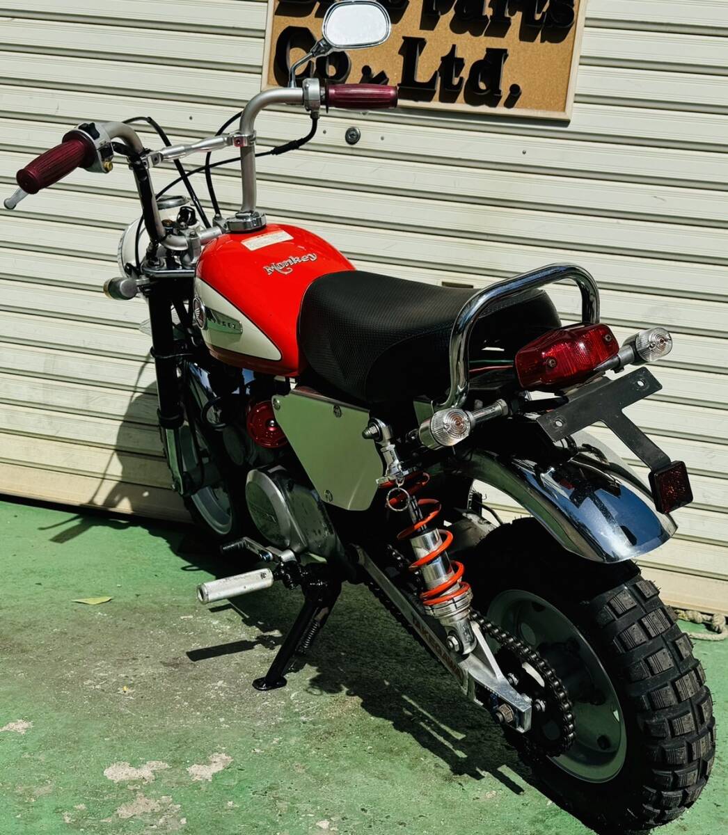 ホンダ モンキー　Z50J 12V Z50JEエンジンKITACOヘッドアルミシリンダー カスタム　実動車両 鹿嶋市から 即決落札で送料無料(関東のみ) _画像6