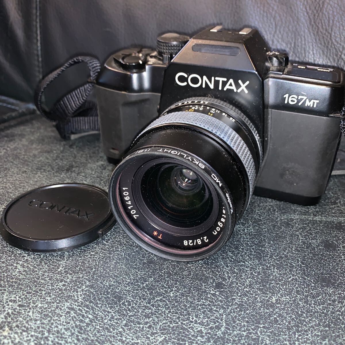 【ジャンク】CONTAX コンタックス 167MT カメラセット 付属品多数あり_画像2