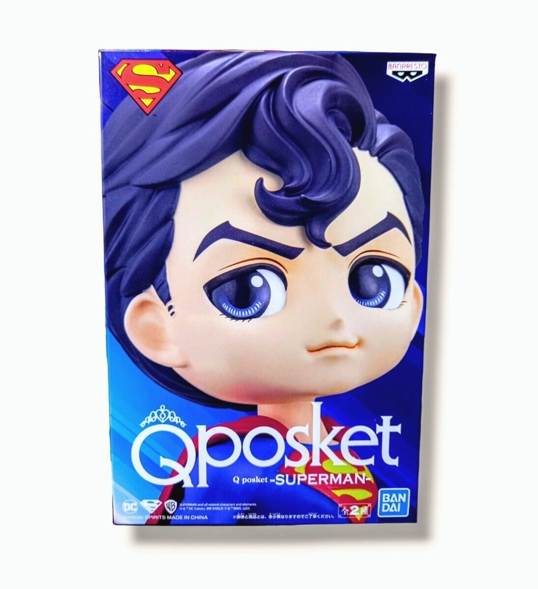 【新品未開封】Qposket -SUPERMAN-　Aver. キューポスケット フィギュア スーパーマン 【Aカラー】クラーク ケント カマエル_画像1